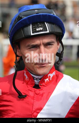 York, Royaume-Uni. 17 mai 2018. Daniel Tudhope Festival 2018 Dante Jockey hippodrome de York, l''hippodrome de York, York, Angleterre 17 mai 2018 Allstar Crédit : photo library/Alamy Live News Banque D'Images