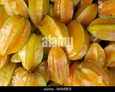 Starfruits, Averrhoa Carambolas, Costa Rica Banque D'Images