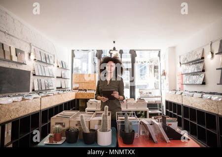 Portrait de propriétaire de petite entreprise Banque D'Images