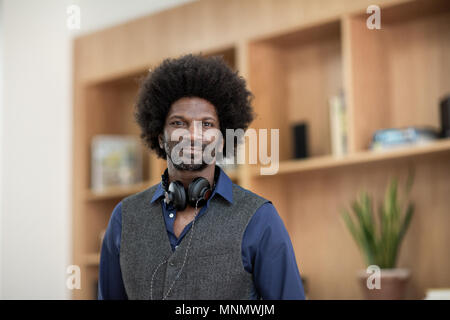 Portrait of businessman in creative office Banque D'Images