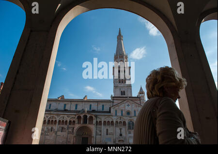 Modène. Cathédrale. L'Italie. Banque D'Images