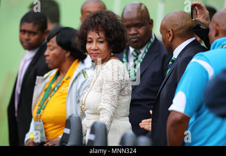 CAPE TOWN, AFRIQUE DU SUD - Samedi 7 octobre 2017, Ministre Lindiwe Sisulu, Ministre des colonies dans le Cabinet, a été l'accueil VIP au cours de la C Banque D'Images