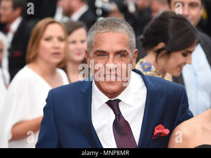 Cannes, France. 18 mai, 2018. Samy Naceri participe à la 'première' Agaci Ahlat lors du 71e festival de Cannes. Credit : Idealink Photography/Alamy Live News Banque D'Images