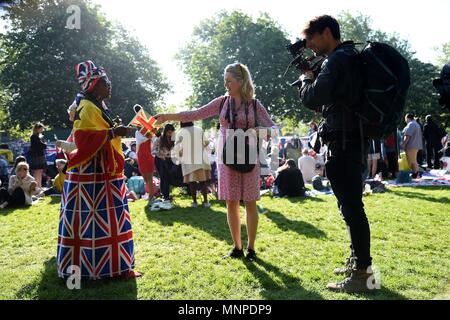 Windsor, Royaume-Uni. 19 mai 2018. Atmosphère au cours de Mariage Royal à Windsor, Royaume-Uni. Finnbarr Crédit : Webster/Alamy Live News Banque D'Images