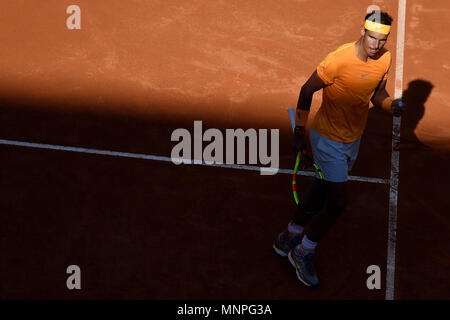 Rome, Italie. 19 mai 2018. Rafael Nadal Espagne Roma 19-05-2018 Foro Italico, Tennis Internazionali di Tennis d'ITALIA . Foto Andrea Staccioli demi-finale / Insidefoto insidefoto Crédit : srl/Alamy Live News Banque D'Images