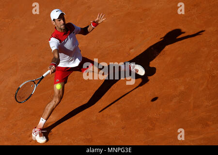 Rome, Italie. 19 mai 2018. Novak Djokovic la Serbie Roma 19-05-2018 Foro Italico, Tennis Internazionali di Tennis d'ITALIA . Foto Andrea Staccioli demi-finale / Insidefoto insidefoto Crédit : srl/Alamy Live News Banque D'Images