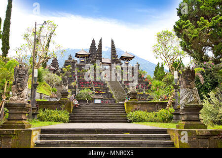 Besakih temple complexe Agung en Bali, Indonésie Banque D'Images
