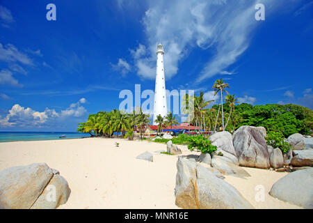 L'île de Lengkuas, Belitung en Indonésie Banque D'Images