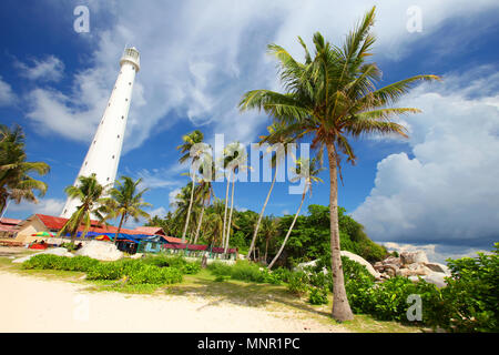 L'île de Lengkuas, Belitung en Indonésie Banque D'Images