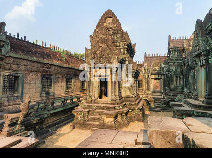 Banteay Samre complexe des temples à Angkor, Siem Reap, au Cambodge. Banque D'Images