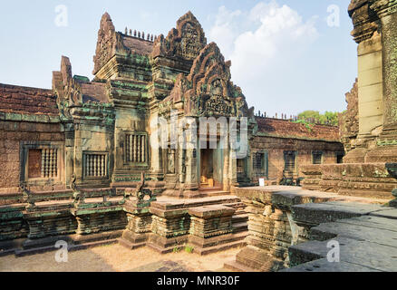 Banteay Samre temple complexe à Angkor, Siem Reap, au Cambodge. Banque D'Images