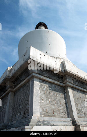 La Pagode blanche du parc Beihai à Pékin en Chine Banque D'Images