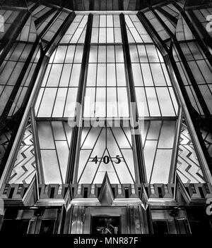 La VILLE DE NEW YORK, NY - 14 juillet 2017 : Entrée du Chrysler Building à New York Manhattan Banque D'Images