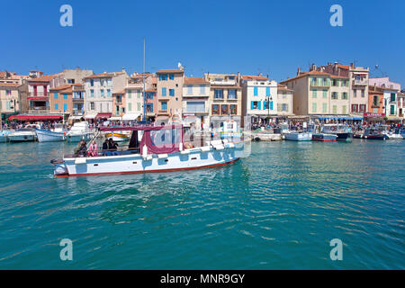 Port de pêche de Cassis, Bouches-du-Rhône, Provence-Alpes-Côte d'Azur, France Sud, France, Europe Banque D'Images