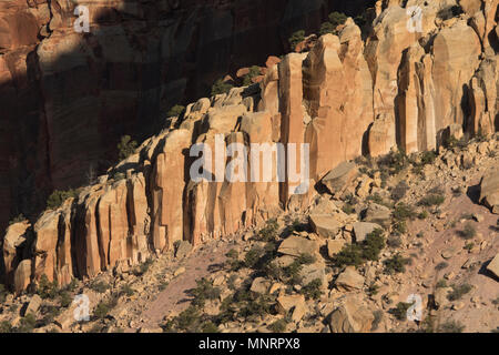 Rock Formation, Fremont River Valley, Capitol Reef National Park, Utah Banque D'Images