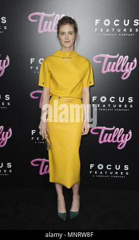Premiere film Tully avec : Mackenzie Davis Où : Los Angeles, California, United States Quand : 19 Avr 2018 Apega/WENN.com Crédit : Banque D'Images