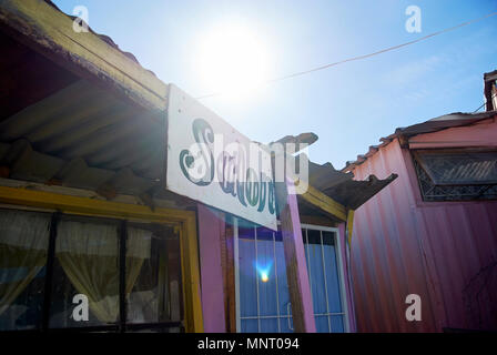 En Afrique du sud, près de cape-town, Imizamo Yethu township (Xhosa, sens nos efforts et communément connu sous le nom de Mandela Park), est un lieu reconnu dans Banque D'Images