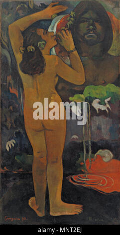 Hina Tefatou tahitienne : la lune et la Terre 1893. 965 Paul Gauguin - Hina Tefatou - Google Art Project Banque D'Images