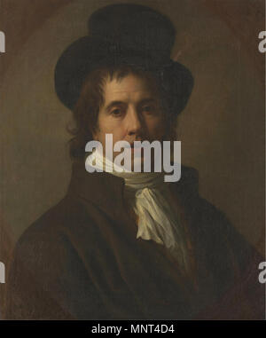 973 Jean Charles Nicaise Perrin - Autoportrait (Musée du Château de Versailles) Banque D'Images