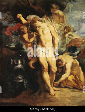 Le martyr de saint Sébastien circa 1608. 977 Peter Paul Rubens - Le Martyre de saint Sébastien - WGA20185 Banque D'Images