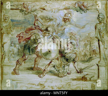 La mort d'Hector entre 1630 et 1635. Peter Paul Rubens 003 977 Banque D'Images
