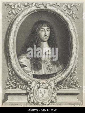 . Anglais : Portrait de Philippe de France (1640-1701) Duc d'Anjou . 17e siècle. 982 Philippe de France, Duc d'Anjou après Jean Nocret Banque D'Images