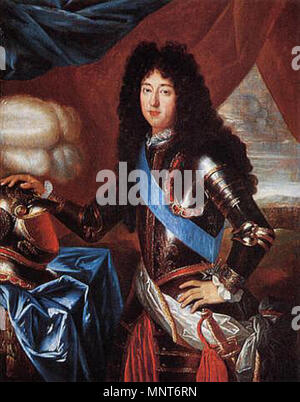 Philippe, duc d'Orléans (1640-1701), frère de Louis XIV, portant une armure avec fleur-de-lys 17e siècle. 983 Philippe erOrleans1D Banque D'Images