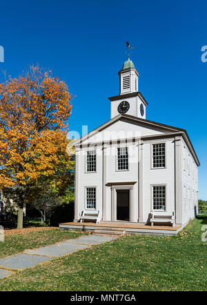 Hôtel de ville historique, 1822, Genesee Country Village and Museum, Mumford, New York, USA. Banque D'Images