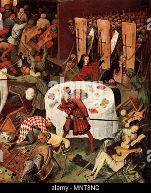 Le Triomphe de la mort (détail) vers 1562. 990 Pieter Bruegel l'ancien - le triomphe de la mort (détail) - WGA3392 Banque D'Images