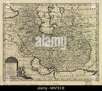 . Anglais : le plan de l'Empire perse en 1747 au moment de la dynastie dynastie afsharide. un système complet de la géographie. فارسی : نقشهٔ امپراطوری ۱۷۴۷ میلادی سال ایران در برابر ۱۱۲۶ خورشیدی ۱۱۶۰ با قمری در و زمان دودمان افشاریان . vers 1750. Emanuel Bowen (1694-1767) Noms alternatifs Emanuel Bowen cartographe britannique Description Date de naissance/décès 1694 1767 Lieu de naissance/décès Royaume-Uni Londres Londres lieu de travail contrôle d'autorité : Q330967 : 100334929 VIAF ISNI : 0000 0001 2145 3736 RCAC : n80069078 35020809 NLA : GND : 129925543 974 Persian(IRAN WorldCat) Empire 1747 Banque D'Images