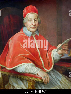 . Portrait du pape Clément XII (1652-1740) . 18e siècle. 1013 Le pape Clément XII, portrait Banque D'Images