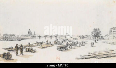 . Français : La Porte de Bercy, Paris, par Georges Michel (1763-1843). En arrière-plan, le pont d'Austerlitz. Dessin au fusain et rehauts d'aquarelle, 16,5 x 29,6 cm, en provenance de la collection Hippolyte Destailleur. Entre 1800 et 1843. Georges Michel (1763-1843) Noms alternatifs G. Michel ; Michel georges ; M.^^Tr R Michel ; M. Michel ; géo. michel ; Michel Description peintre français Date de naissance/Décès 12 Janvier 1763 7 juin 1843 Lieu de naissance/décès Paris Paris lieu de travail Paris, Île-de-France contrôle d'autorité : Q2028017 : VIAF 12574234 ISNI : 0000 0000 6656 6649 ULAN : 5000211 Banque D'Images