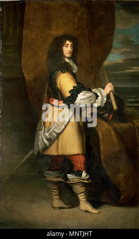 . English : 'Prince Rupert (1619-1682), 1 duc de Cumberland et comte palatin du Rhin' . circa 1834-1845 (cette copie) ; années 1665 (œuvre originale). 1028 Prince Rupert (1619-1682) 1er duc de Cumberland et comte palatin du Rhin Banque D'Images
