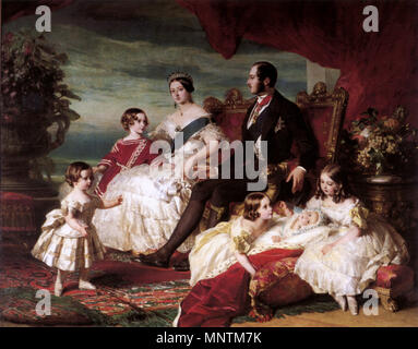 . Portrait de la reine Victoria, le Prince Albert, et de leurs enfants cette image PNG est une version miniature du fichier : la reine Victoria, le Prince Albert, et les enfants par Franz Xaver Winterhalter.jpg. En général, la version miniature doit être utilisé pour afficher le fichier des communes, afin de réduire la taille de fichier d'images miniatures. Les éventuelles modifications à l'image doit être basée sur cette version PNG afin de prévenir la perte d'une génération, et les deux versions devraient être mises à jour. Voir ici pour plus d'informations. Deutsch | English | suomi | français | македонски | മലയാളം | português | русский |  +/- . 1846. Banque D'Images