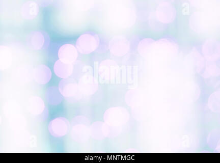 Blurry lights soft rose vert fond de couleur pastel texture effet bokeh Banque D'Images