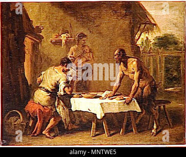 . Le satyre et le voyageur . début du 18e siècle. Sebastiano Ricci (1659-1734) peintre italien Description Date de naissance/décès 1 Août 1659 15 mai 1734 Lieu de naissance/décès Venise Belluno lieu de travail nord de l'Italie, Rome, Florence, Venise contrôle d'autorité : Q506483 : VIAF 57410829 ISNI : 0000 0001 2134 5495 ULAN : 500028857 RCAC : n50044876 : WGA RICCI, Sebastiano Ricci 1060 WorldCat satyr Banque D'Images