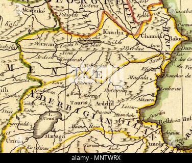 . Anglais : Carte de l'Empire de Perse. Projettee et assujettie aux observations astron. par M. Bonne, hydrographe du roi. A Paris, Chez Lattre, Graveur ordinaire de Monseigr. le Dauphin, rue S. Jacques a la ville de Bordeaux. Avec privilège du Roy. 1787. Arrivet inv. Sculptures &. 1787. Rigobert Bonne (1727-1794) cartographe français Description Date de naissance/décès 6 Octobre 1727 1795 Lieu de naissance/décès Raucourt (Ardennes) lieu de travail Paris Paris contrôle d'autorité : Q721492 : VIAF 39418086 ISNI : 0000 0001 1624 6476 ULAN : 500129572 RCAC : n80069052 NLA : 36405581 1062 Rigober WorldCat Banque D'Images