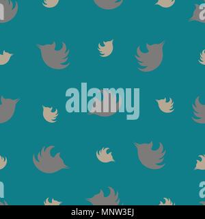 Modèle transparent avec des silhouettes de pics-bois Illustration de Vecteur