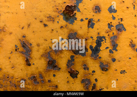 Rusty metal arrière-plan. Grunge texture. Banque D'Images