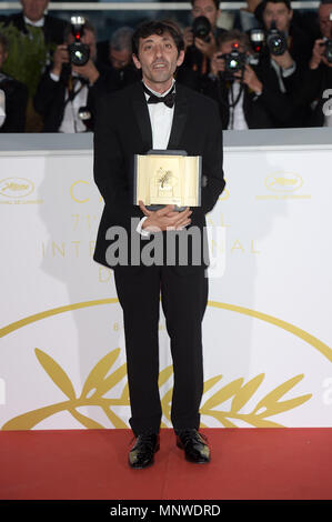 Cannes, France. 19 mai, 2018. 71e Festival du Film de Cannes 2018, une séance de film Palme D'Or des gagnants. Sur la photo : Marcello Fonte, Meilleur acteur indépendant : Crédit Photo Agency/Alamy Live News Banque D'Images