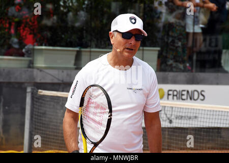 Rome, Italie. 19 mai 2018. - Foro Italico et Paolo Bonolis Tennis Amis Crédit : Giuseppe Andidero/Alamy Live News Banque D'Images