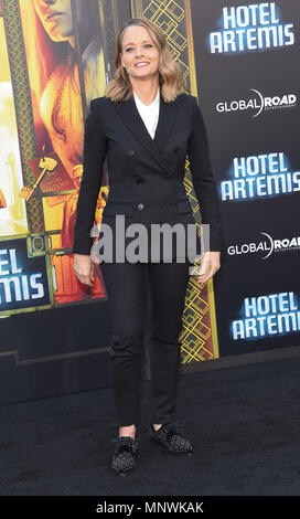 Westwood, Californie, USA. 19 mai, 2018. Jodie Foster arrive pour la première du film 'l'hôtel Artemis' au Bruin theatre. Credit : Lisa O'Connor/ZUMA/Alamy Fil Live News Banque D'Images