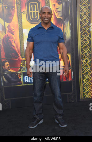 Westwood, Californie, USA. 19 mai, 2018. Michael Beach arrive pour la première du film 'l'hôtel Artemis' au Bruin theatre. Credit : Lisa O'Connor/ZUMA/Alamy Fil Live News Banque D'Images