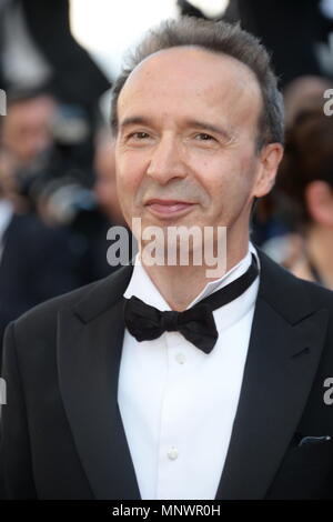 Cannes, France. 19 mai, 2018. CANNES, FRANCE - 19 MAI : Roberto Begnini assiste à la 71e assemblée annuelle du Festival du Film de Cannes au Palais des Festivals le 19 mai 2018 à Cannes, France. Credit : Frederick Injimbert/ZUMA/Alamy Fil Live News Banque D'Images