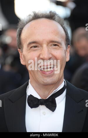 Cannes, France. 19 mai, 2018. CANNES, FRANCE - 19 MAI : Roberto Begnini assiste à la 71e assemblée annuelle du Festival du Film de Cannes au Palais des Festivals le 19 mai 2018 à Cannes, France. Credit : Frederick Injimbert/ZUMA/Alamy Fil Live News Banque D'Images