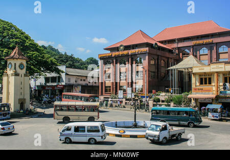 Tour de l'horloge de Kandy, Kandy, Sri Lanka Banque D'Images