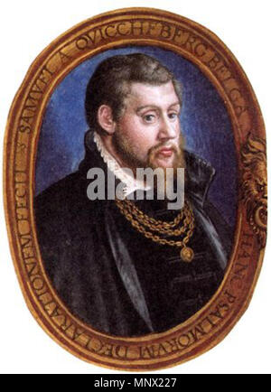 . Portrait de Samuel Quiccheberg . circa 1556. Hans Muelich (1516-1573) Noms alternatifs Mielich Hans, peintre et enlumineur allemand Description Date de naissance/décès 1516 10 mars 1573 Lieu de naissance/décès Munich Munich Munich lieu de travail contrôle d'autorité : Q553186 : VIAF 69725539 ISNI : 0000 0001 1666 6980 ULAN : 500025262 RCAC : n85269406 : WGA, Hans MIELICH 1089 Samuel Quiccheberg WorldCat Banque D'Images