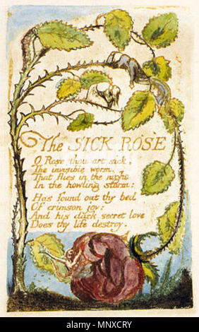 . Anglais : chants d'innocence et d'expérience, copier C, 1789, 1794 (Bibliothèque du Congrès) 37 Objet Les malades Rose . 14 février 2014, 08:43:16. William Blake (1757-1827) Noms alternatifs W. Blake ; Uil'iam Bleik Description La peintre, poète, écrivain, théologien, collectionneur et graveur Date de naissance/décès 28 Novembre 1757 12 août 1827 Lieu de naissance/décès Broadwick Street London Charing Cross lieu de travail contrôle d'autorité : Q41513 : VIAF 54144439 ISNI : 0000 0001 2096 135X ULAN : 500012489 RCAC : n78095331 NLA : 35019221 Catégorie WorldCat:William Blake c'est un faithf Banque D'Images