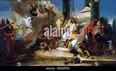 Le sacrifice d'Iphigénie . 65 × 112 × 44 cm (25,5 in) . 1770. Giovanni Battista Tiepolo (1696-1770) Noms alternatifs Gianbattista, Giambattista Tiepolo peintre et graveur italien Description Date de naissance/décès 5 Mars 1696 27 mars 1770 Lieu de naissance/décès Madrid Venise lieu d'Udine, Venise, Vénétie, Würzburg, contrôle de l'autorité de Madrid : Q186202 : VIAF 71399712 ISNI : 0000 0001 2138 6633 ULAN : 500018523 RCAC : n80045041 35550021 1180 NLA : WorldCat le Sacrifice d'Iphigénie ver2 par Giovanni Battista Tiepolo Banque D'Images