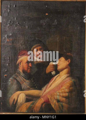 . Anglais : patient inconscient (Allégorie de l'odorat), qui fait partie de la série de cinq à bord d'huile peintures les sens par Rembrandt. Vu ici dans les tâches d'état, et plus tard avec les extensions, comme offert aux enchères en septembre 2015. 1624 ou 1625. Rembrandt (1606-1669) Noms alternatifs Rembrandt van Rijn, nom de naissance : Rembrandt Harmenszoon van Rijn, Beyeren. van Rijn Description peintre, graveur et dessinateur Date de naissance/décès 15 Juillet 1606 4 octobre 1669 Lieu de naissance/décès Leiden Amsterdam période de travail entre 1625 et 1669 circa circa lieu de travail Leide Banque D'Images
